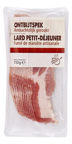  lard petit-déjeuner fumé
