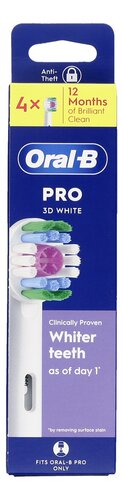 ORAL-B opzetborstels Refill 3D White