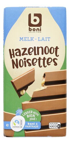BONI melkchocol.hele hazelnoten FT