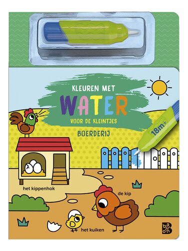  Kleuren met water: boerderij NL