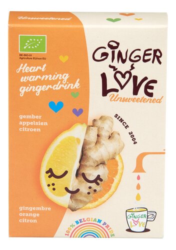 GINGER LOVE Unsweetened gingem.Bio