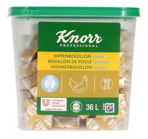KNORR bouillon poulet faible gras