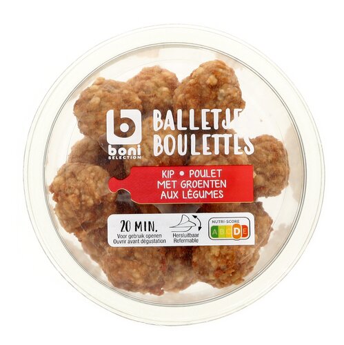 BONI boulettes volaille aux légumes