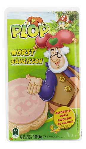 PLOP saucisson de volaille tranches