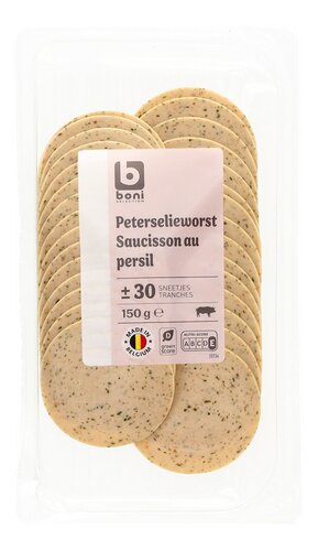 BONI peterselieworst sneden