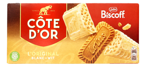 CÔTE D'OR Tablette Biscoff Blanc
