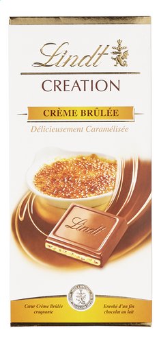 Trilogie Lindt CREATION Crème Brûlée, Lait Praliné Rocher et Praliné  Feuilleté - lindt