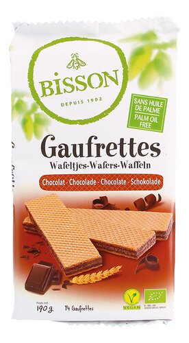 BISSON gaufrettes chocolat Bio
