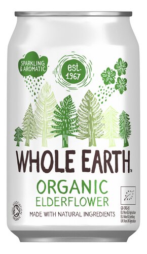 WHOLE EARTH Sparkl. Elderflower Bio