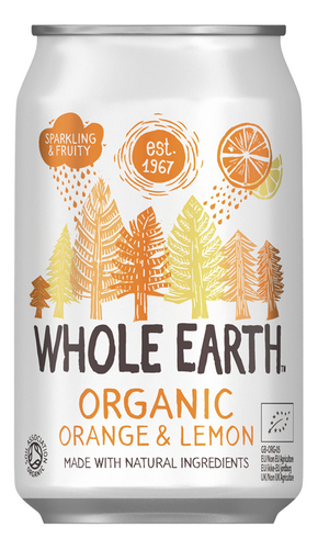 WHOLE EARTH Sparkl.Orange-Lemon Bio