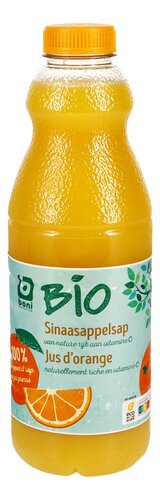 BONI BIO jus orange sans pulpe PET