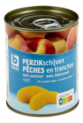 BONI perzikschijven light blik