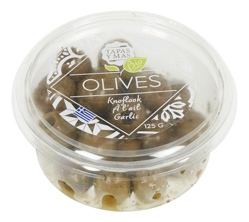 TAPAS Y MAS olives à l'ail Bio