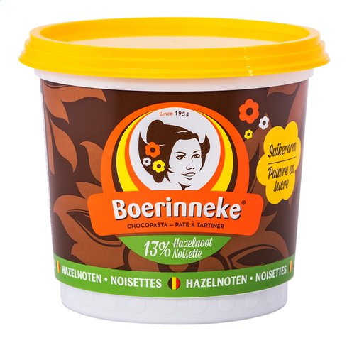 BOERINNEKE chocopasta 13%hazeln. sa
