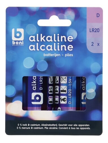 BONI Pile Alcaline LR20 D