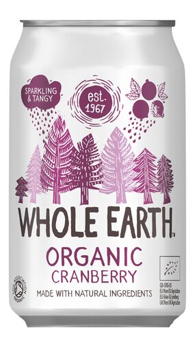 WHOLE EARTH Sparkling Cranberry Bio