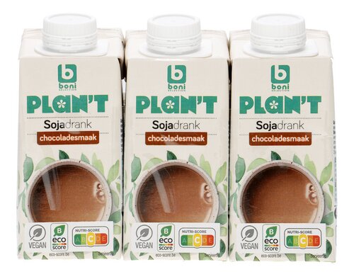 BONI PLAN'T Sojadrink chocolade