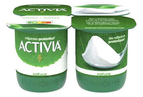 ACTIVIA yaourt entier nature 125gx4