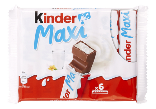 KINDER CHOCOLATE Maxi 6pc