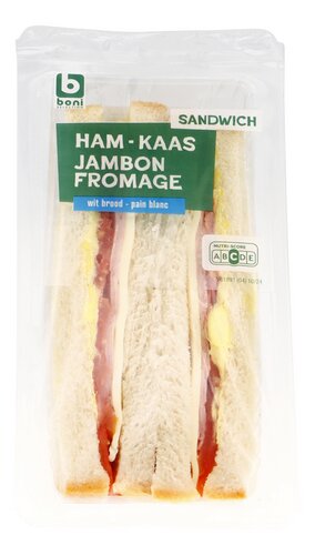 BONI sandwiche jambon fromage toma.