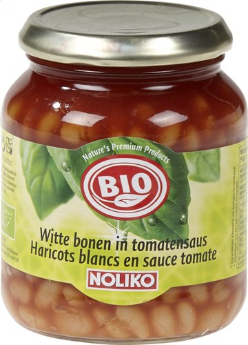 NOLIKO BIO haricots bl.sauce tomat.