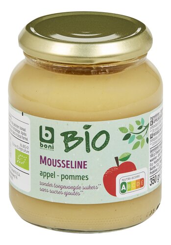 BONI BIO mousseline sans sucre aj.