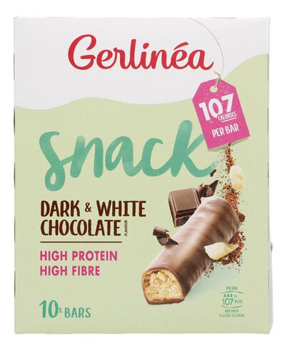 GERLINÉA reep puur-wit chocolade