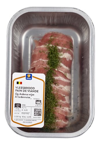 Okay Ardeens gehaktbrood ±500g