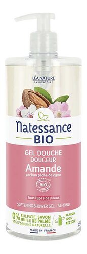 NATESSANCE gel douche amande & pêche