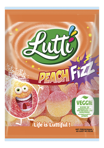 Lutti Peach Fizz 180g