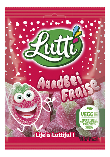 Lutti aardbeien 175g