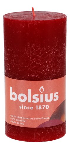 BOLSIUS Rustiq.Shine Velv.rouge 130/68