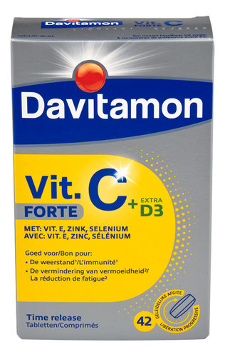 DAVITAMON Vitamine C Forte+extra D3