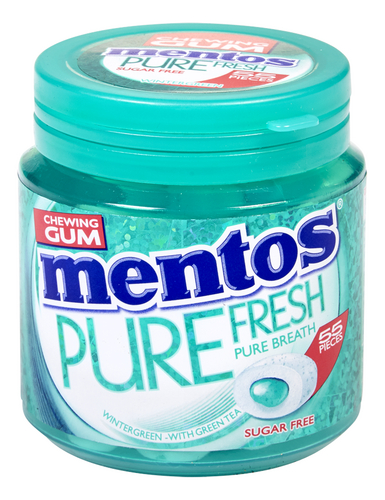 MENTOS PURE FRESH wintergreen 55pc
