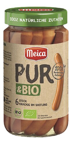 MEICA Pure&Bio Saucisse Vienn.6pc
