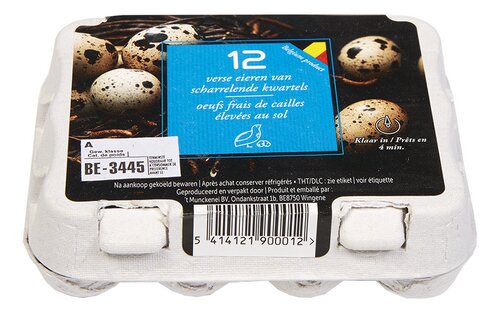  oeufs de caille élev.au sol