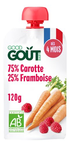 GOOD GOUT BIO Carotte/Framboise