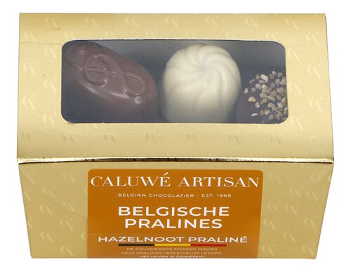 CALUWÉ Boite trans.noisette praliné