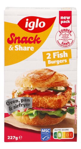 IGLO Fish Burger 2pc