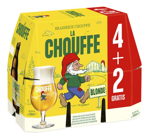 LA CHOUFFE blonde 8% 4+2gr