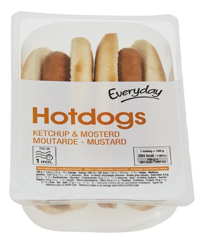 matig Wasserette Soeverein EVERYDAY hotdog | Colruyt