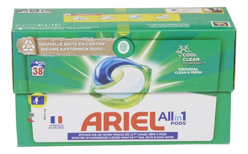Ariel Pods 3 in 1 Original - Lessive 27 pastilles Pas Cher