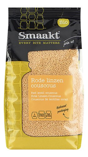 SMAAKT Couscous Lentille corall Bio