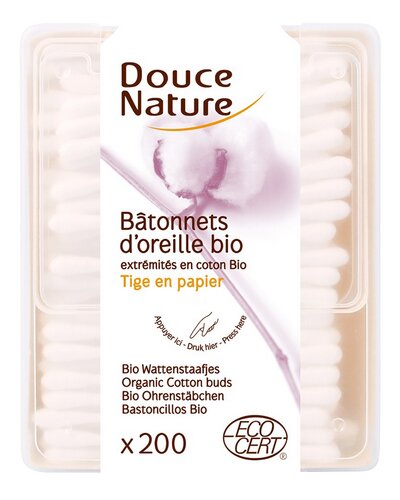 DOUCE NATURE coton-tiges