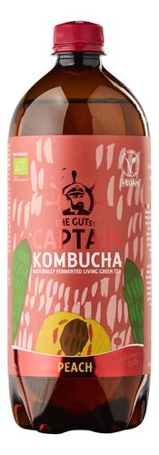 THE GUTSY CAPTAIN Kombucha Peach Bio