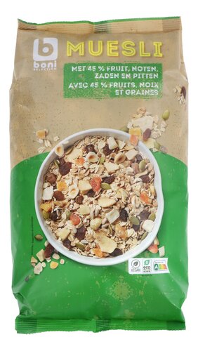 BONI muesli 45% fruits,noix,graines