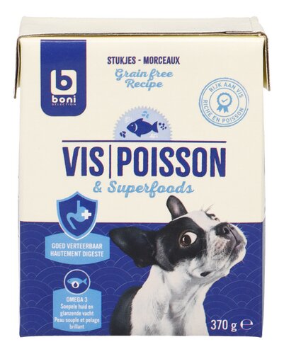 BONI hond brokken met vis in saus
