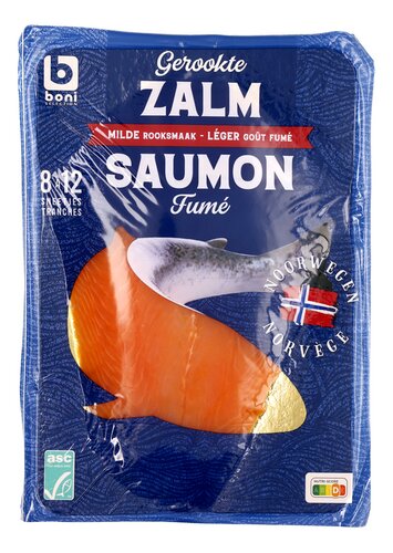 BONI saumon fumé Norvège tranches