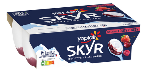 YOPLAIT PANIER Skyr Fruits Rouge