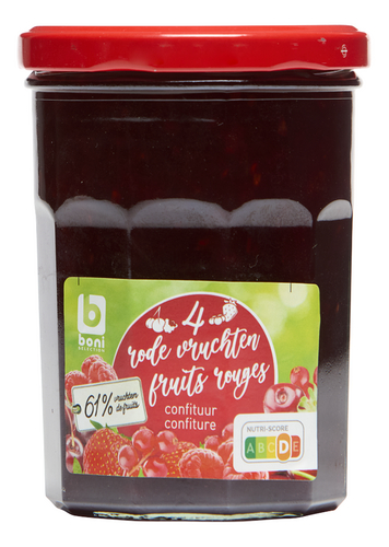BONI confiture fruits rouges 61%